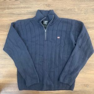 Vintage 90s Polo Jeans Co zip sweater size M